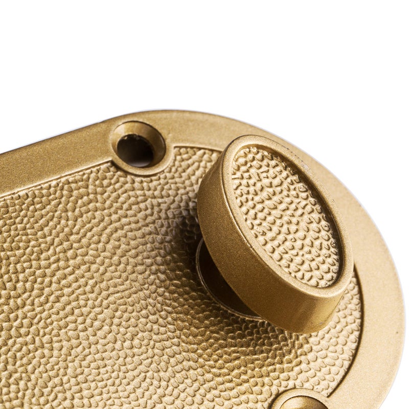 SUMBIN Jimmy Proof Deadbolt Lock with Keyed (Gold Color) with 2 Brass Keys - Image 3